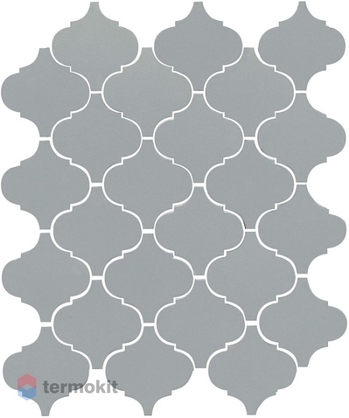 Керамическая плитка Kerama Marazzi Арабески 65012 серый глянцевый настенная 26x30