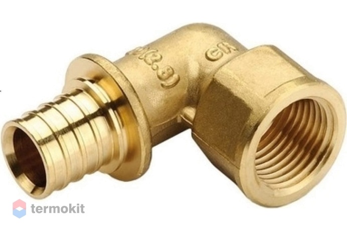 Elsen Угольник В, 16, 3/4", латунь