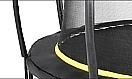 Батут SportElite 14FT 4,27м с защитной сеткой (внутрь) с лестницей, черный, CFR-14FT-4