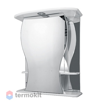 Зеркальный шкаф Misty 60 белый Э-Крн02060-01СвП