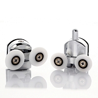 Душевой уголок ABBER Schwarzer Diamant 1950x1200x850 (матовое стекло) хром AG30120MH-S85M-S85M