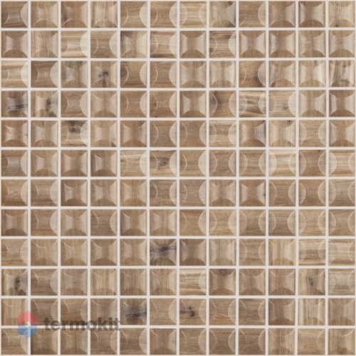 Мозаика Стеклянная Vidrepur Wood №4201/B (на сетке) 31,7x31,7