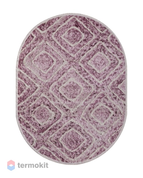 Ковёр Merinos Morocco 80x140 овальный розовый/бежевый D856