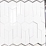 Керамическая плитка Equipe Chevron 23358 White Right настенная 5,2x18,6