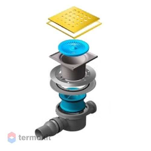 Сливной трап Pestan Confluo Standard Drops 2 Gold 13000133