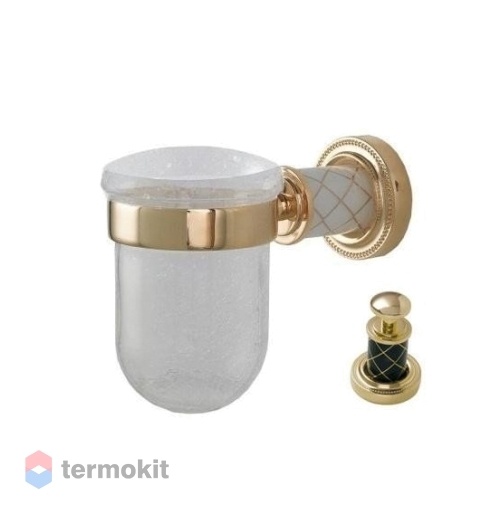 Стакан Boheme MURANO GOLD черное 10904-B-G