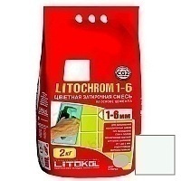 Затирка Litokol цементная Litochrom 1-6 C.100 Светло-Зеленый/Мята 2кг