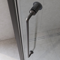 Душевой уголок Cezares Relax 304 2000x1000x1000 оружейная сталь RELAX-304-P-1-100-C-GM