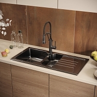 Мойка для кухни Domaci Сиена черный 54100-110