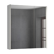 Зеркальный шкаф COMFORTY Женева-75 дуб белый 00004137096