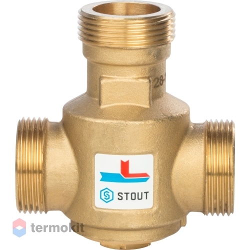 STOUT Термостатический смесительный клапан G 1" 1/4 НР 70°С