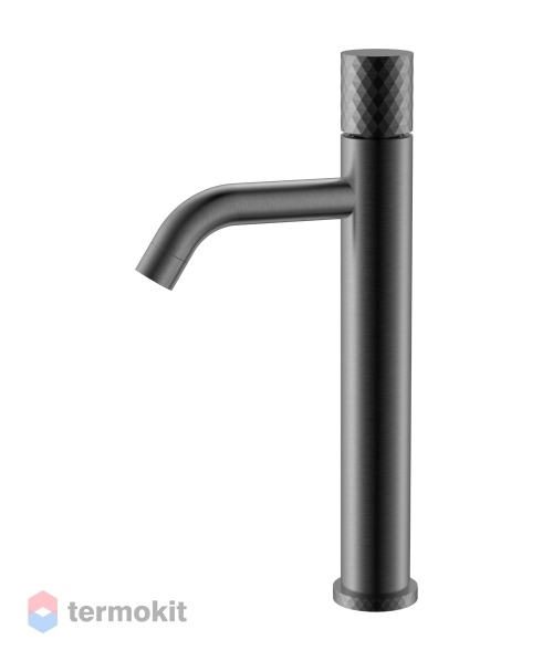 Смеситель для раковины Boheme Stick высокий Gun Metal DIAMOND 122-GM