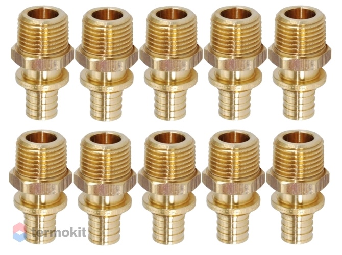 Переходник Рехау Rautitan RX+ нр 20-R1 L18, 10 шт