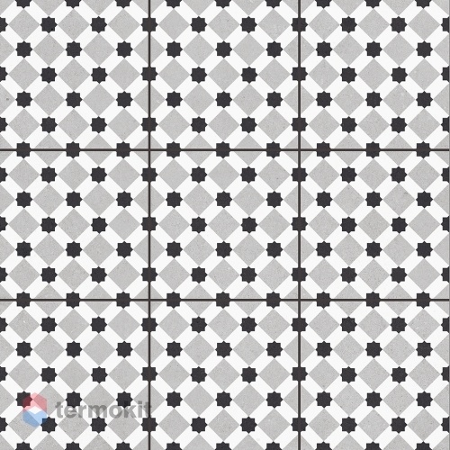 Керамогранит Staro Carpetsa Rondo Grey (Black joint) Matt 60x60