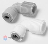 WATERSTRY Переходник угловой трубка 1/4" - 3/8" нар. резьба