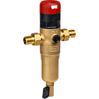 Фильтр Goetze FD07-3/4H (SP) для горячей воды, с промывочным краном и редуктором давления