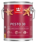 Tikkurila Pesto 30 Стойкая универсальная полуматовая эмаль
