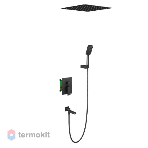 Душевой комплект скрытого монтажа Timo Selene черный SX-2039/03SM