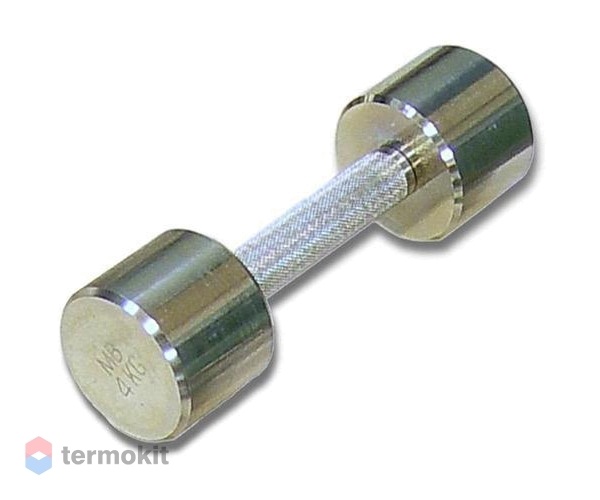 Гантель MB Barbell хромированная, 4 кг MB-FitM-4