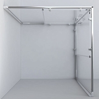 Душевой уголок Vincea Garda 1900x1100x1100 (стекло шиншилла) хром VSS-1G1111CH