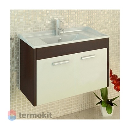 Тумба с раковиной Comforty Барселона-70 П подвесная венге 00003128161