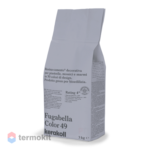 Затирка Kerakoll Fugabella Color полимерцементная 49 (3 кг мешок)