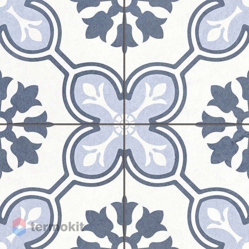 Керамогранит Etili Seramik Chateau Blue Pre-cut 45x45