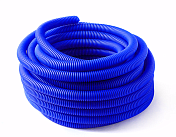 Кожух гофрированный синий 40 мм  для труб диаметром 28-36 мм