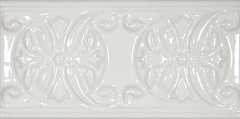 Керамическая плитка Cevica Plus Classic 10 White Zinc Бордюр 7,5x15