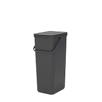 Встраиваемое мусорное ведро Brabantia Sort & Go 40 л Серый 251047
