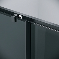 Душевой уголок Grossman Cosmo 1950x1100x1000 (тонированное стекло) черный матовый 120.K33.02.1110.21.10