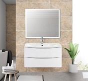 Тумба под раковину BelBagno ACQUA 100 подвесная Bianco Lucido ACQUA-1000-2C-SO-BL