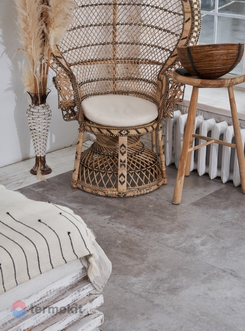 Кварцвиниловая плитка Vinilam Ceramo Stone 6 мм Сланцевый Камень 61605