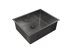Мойка для кухни Paulmark NEXT вороненая сталь PM215444-GM