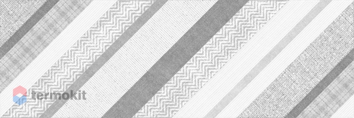 Керамическая плитка Cersanit Hugge Вставка B серый (HG2U092DT) 25x75