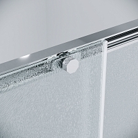 Душевой уголок Grossman Style 1950x1300x800 (стекло шиншилла) левый хром 120.K33.05.1380.10.02