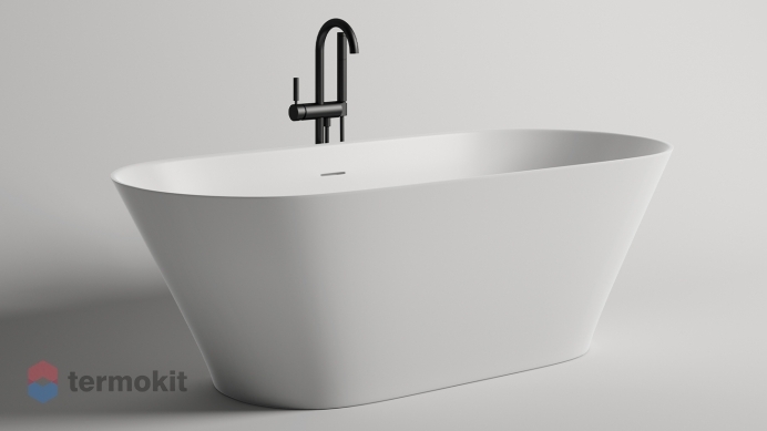 Ванна из искусственного камня Salini MONA S-Stone 1800х800 белый матовый 102921M
