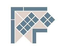 Керамогранит Top Cer Octagon Corner LISBON with 1 strip (Tr.16, Dots 11, Strips 11) угол 21,5x21,5x15