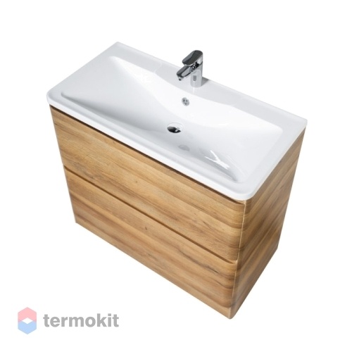 Тумба под раковину 100 напольная BELBAGNO Albano Rovere Rustico ALBANO-1000-2C-PIA-RR
