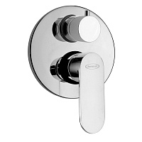 Встраиваемый смеситель для ванны и душа Jacuzzi Rubinetteria Borea 0BO00400JA00 хром 0BO00400JA00