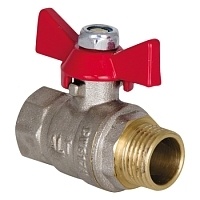 Кран шаровой ALTSTREAM 1/2&quot; ВН (бабочка) 014010401