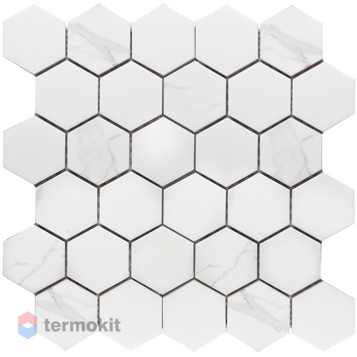 Керамическая Мозаика Starmosaic Hexagon small Carrara Matt (PMMT83017) 27,2х28,2х6