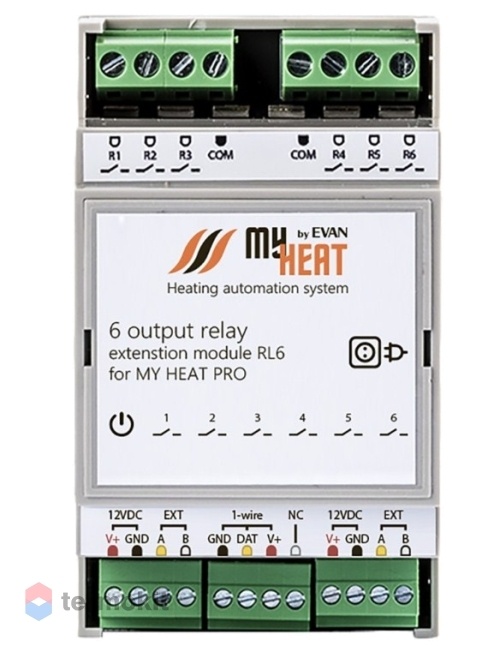 Релейный блок расширения Эван MY HEAT RL6 (6291)