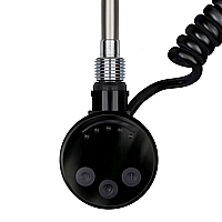 Электрический полотенцесушитель Secado Бергамо 2К 1300x70 ТЭН Прав. Черный матовый