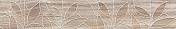 Керамическая плитка Ceramica Classic Bona Бордюр темно-бежевый 66-03-11-1344 6,5х40