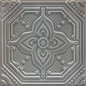 Керамическая плитка Kerama Marazzi Салинас SSA001 серый декор 15x15