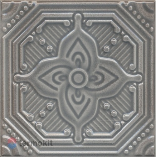 Керамическая плитка Kerama Marazzi Салинас SSA001 серый декор 15x15