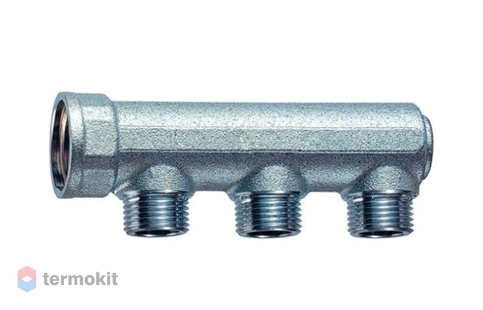 Far концевой коллектор ВР 3/4" с 3 отводами 1/2" НР FK 3225 10