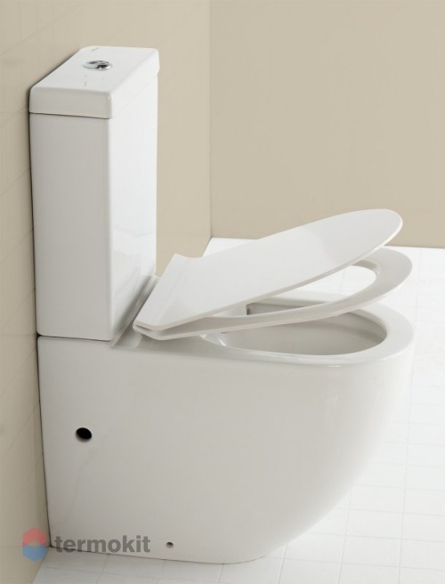 Чаша унитаза напольная BelBagno SFERA-R без бачка и сиденья BB2141CPR