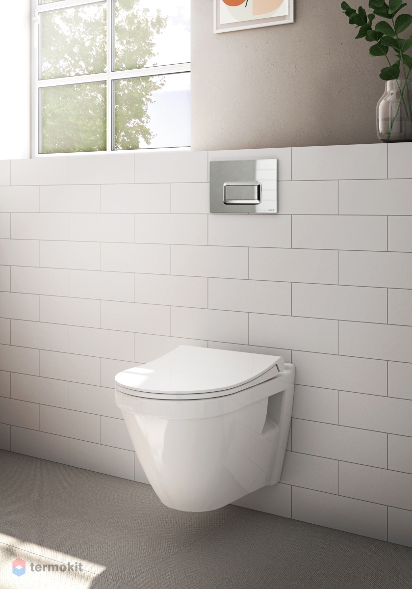 Чаша унитаза подвесного VitrA S50 Rim-Ex с бидеткой 7740B003-0850 ...